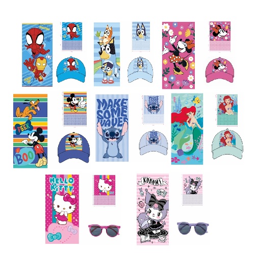 Set toalla playa 70 x 140 cm mas lentes de sol o Jockey