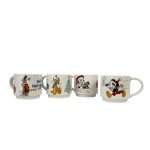 Set 4 tazones 400ml Navidad Disney - Imagen 2