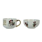 Set tazon 520 ml + bowl 650 ml  Navidad Disney
