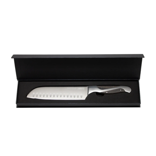 CUCHILLO SANTOKU BLACK EDITION WAYU