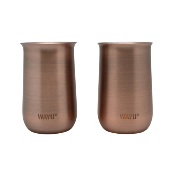 SET 2 VASOS APERITIVO COPPER LINE WAYU
