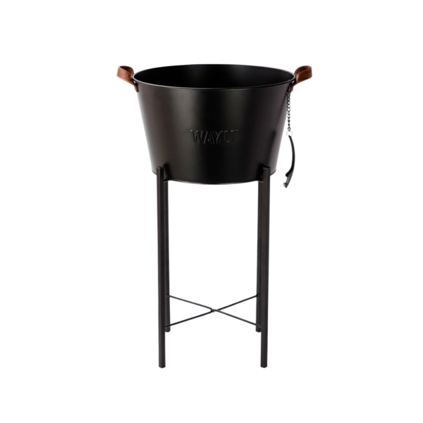 HIELERA METALICA RACK + ABRIDOR CERVEZA WAYU