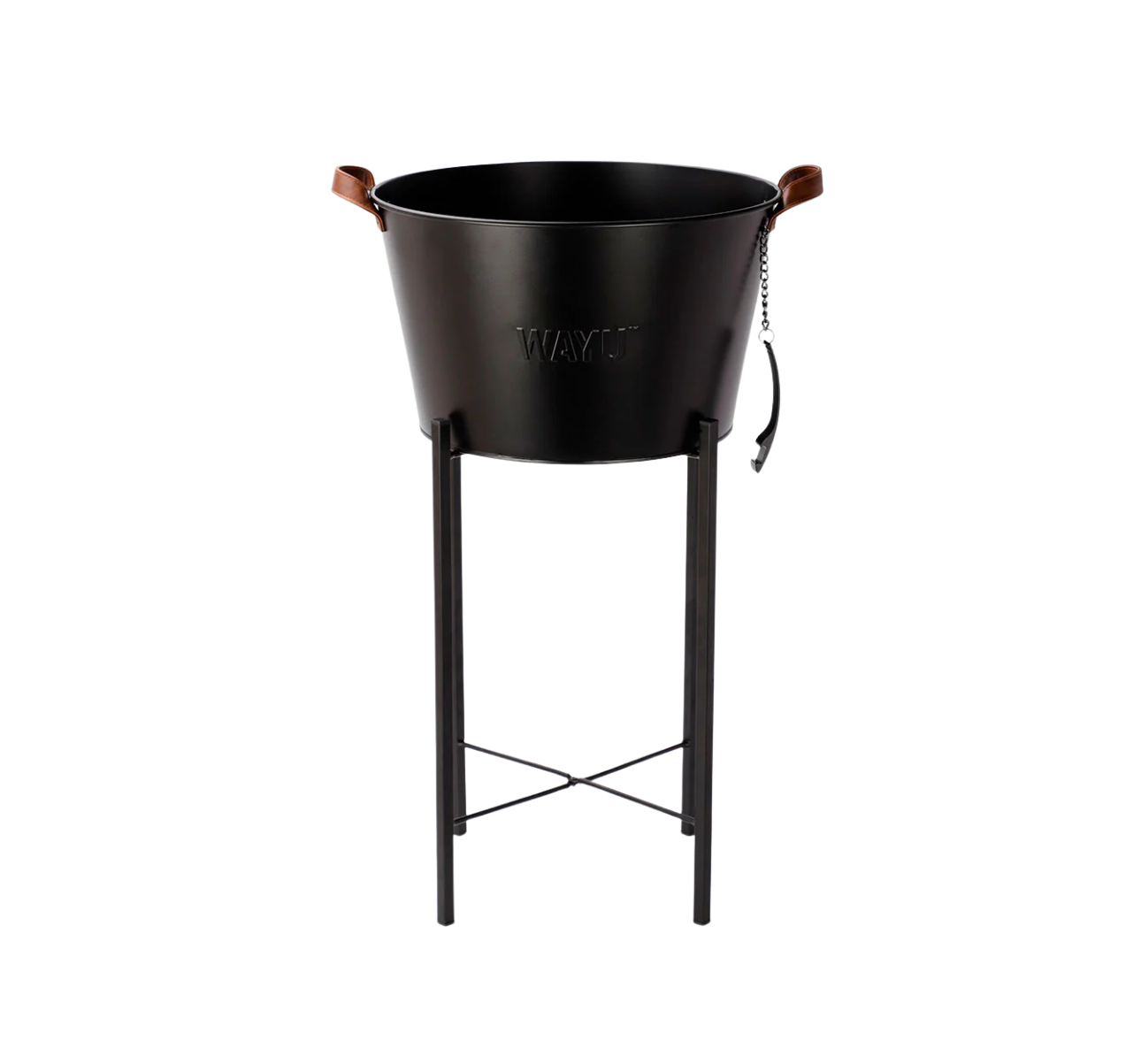 HIELERA METALICA RACK + ABRIDOR CERVEZA WAYU