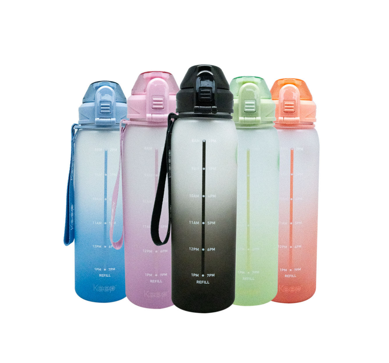 Botella Medidas Rubber 1 L Keep