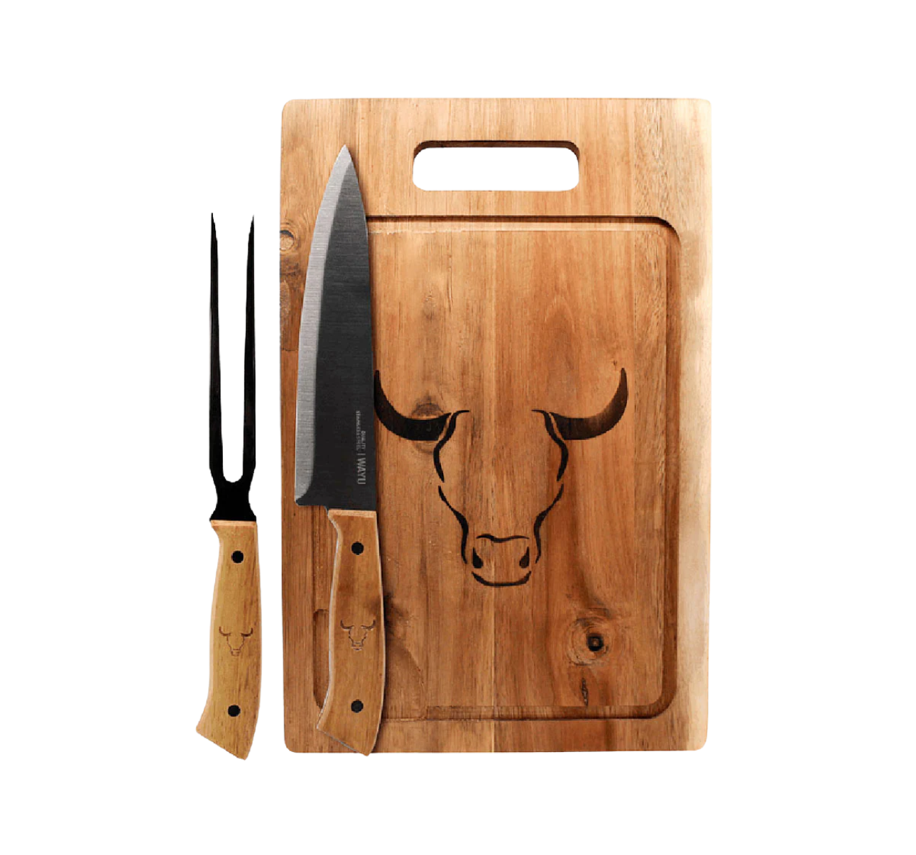SET TABLA CUCHILLO TENEDOR PRM WAYU