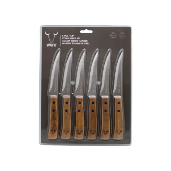 SET CUCHILLOS PRM 6 PCS WAYU