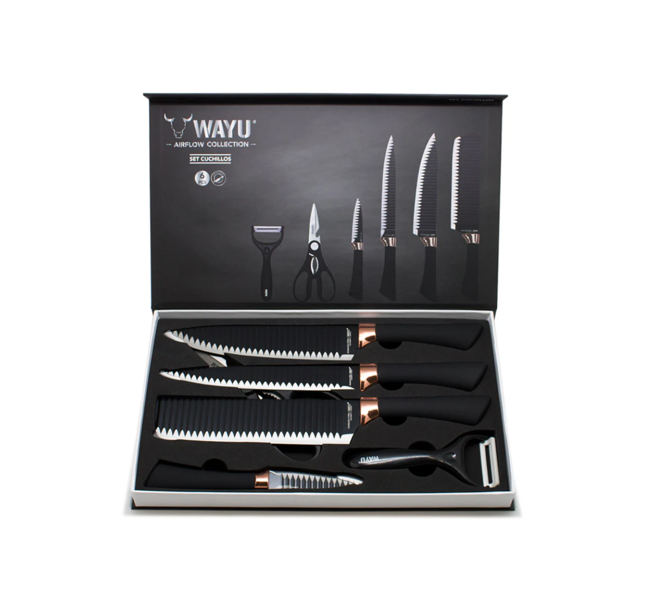 Set Cuchillos Rolling Wayu - Imagen 2