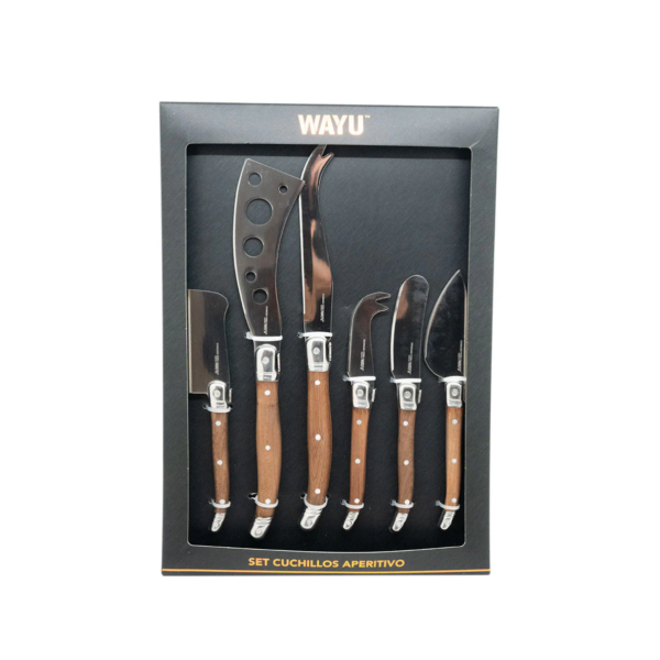 SET CUCHILLOS APERITIVOS WAYU