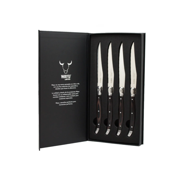 SET 4 CUCHILLOS BLACK  MESA WAYU LIMITED