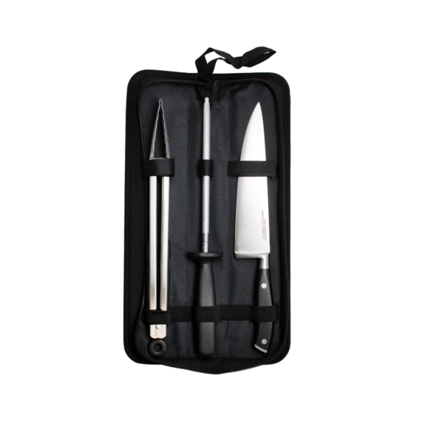 SET PARRILERO 3 PIEZAS C/FUNDA WAYU