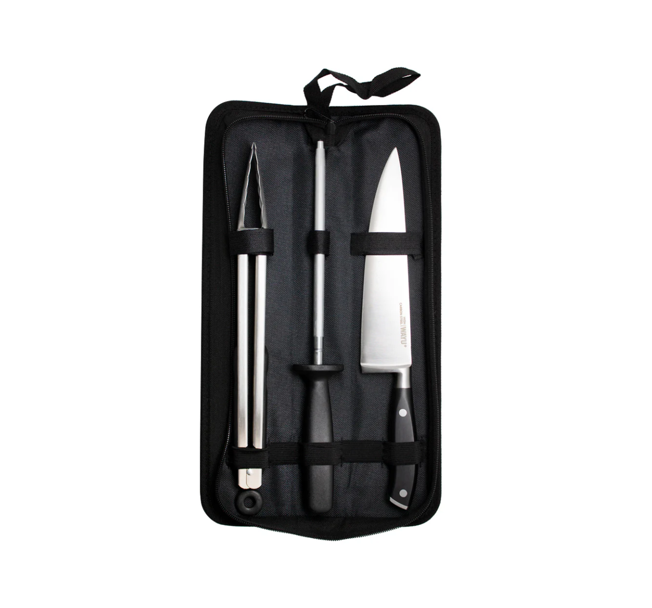 SET PARRILERO 3 PIEZAS C/FUNDA WAYU