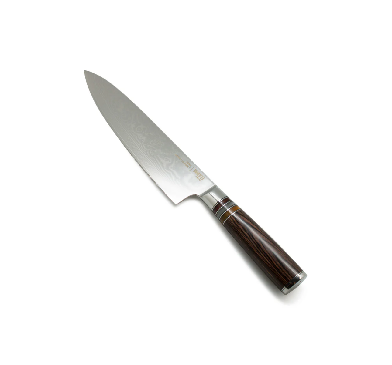 CUCHILLO DAMASCUS BROWN PAKKA WAYU LIMITED - Imagen 2