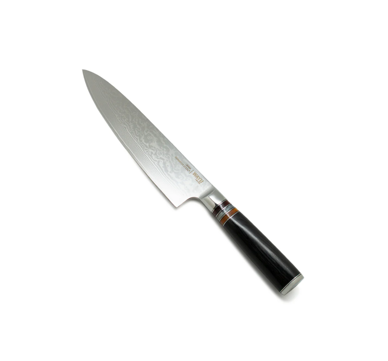 CUCHILLO DAMASCUS BLACK PAKKA WAYU LIMITED - Imagen 2