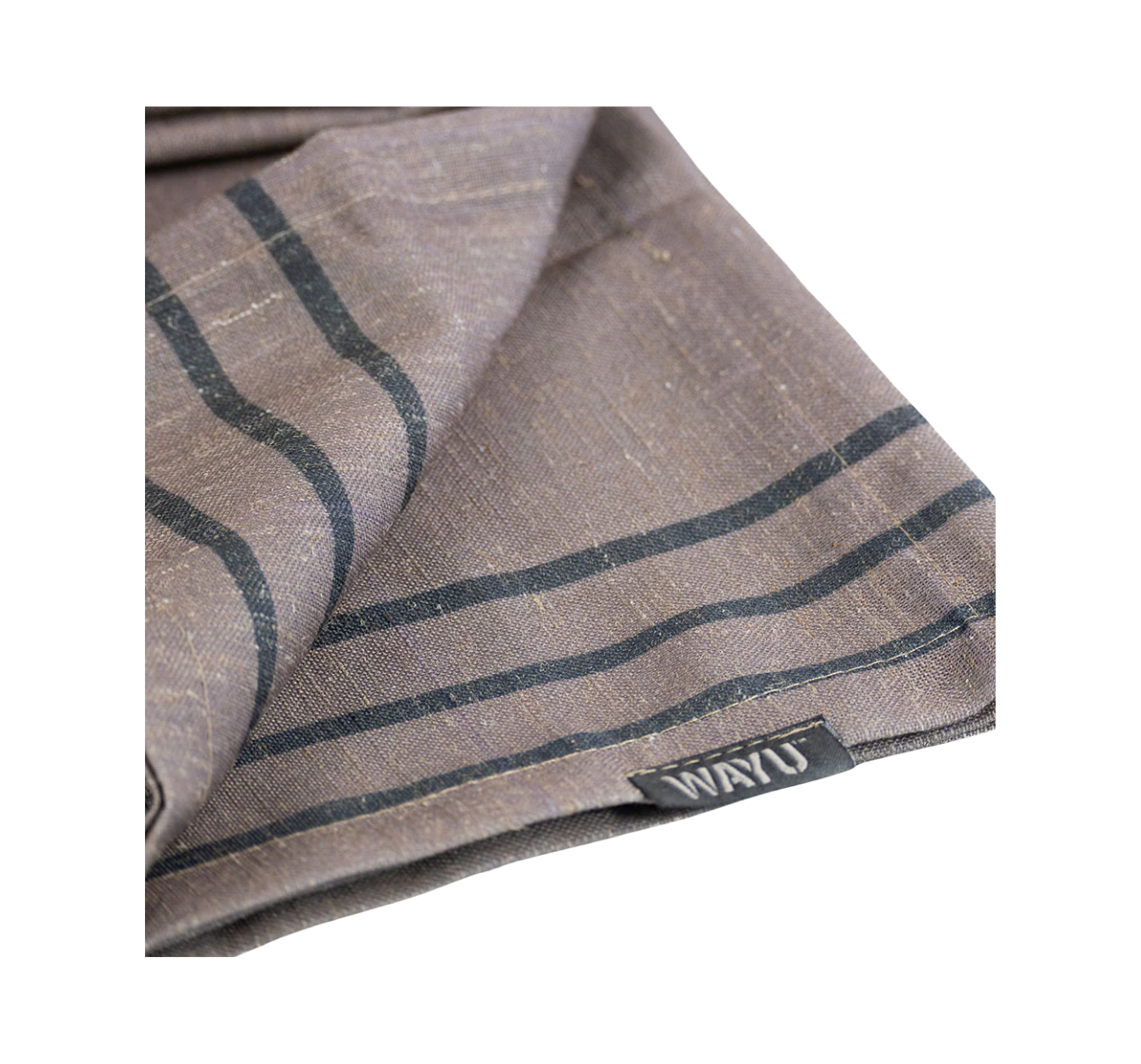 MANTEL RECTANGULAR 140 X 240CM GRIS LINO MOCCA WAYU - Imagen 2
