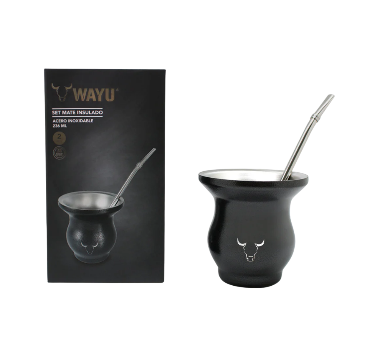 MATE CON BOMBILLA WAYU