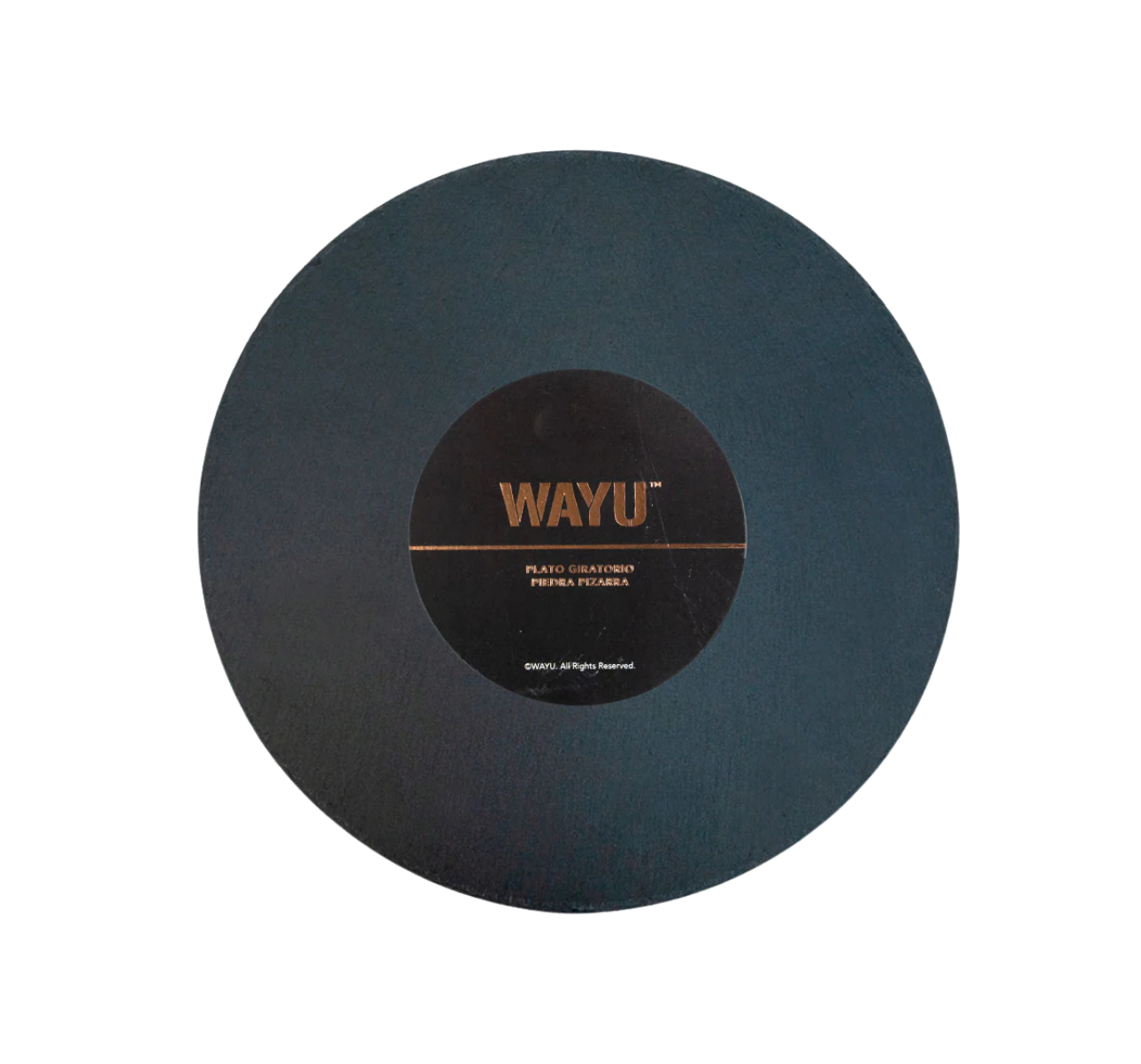 PLATO GIRATORIO PIEDRA PIZARRA PIZZA WAYU - Imagen 2