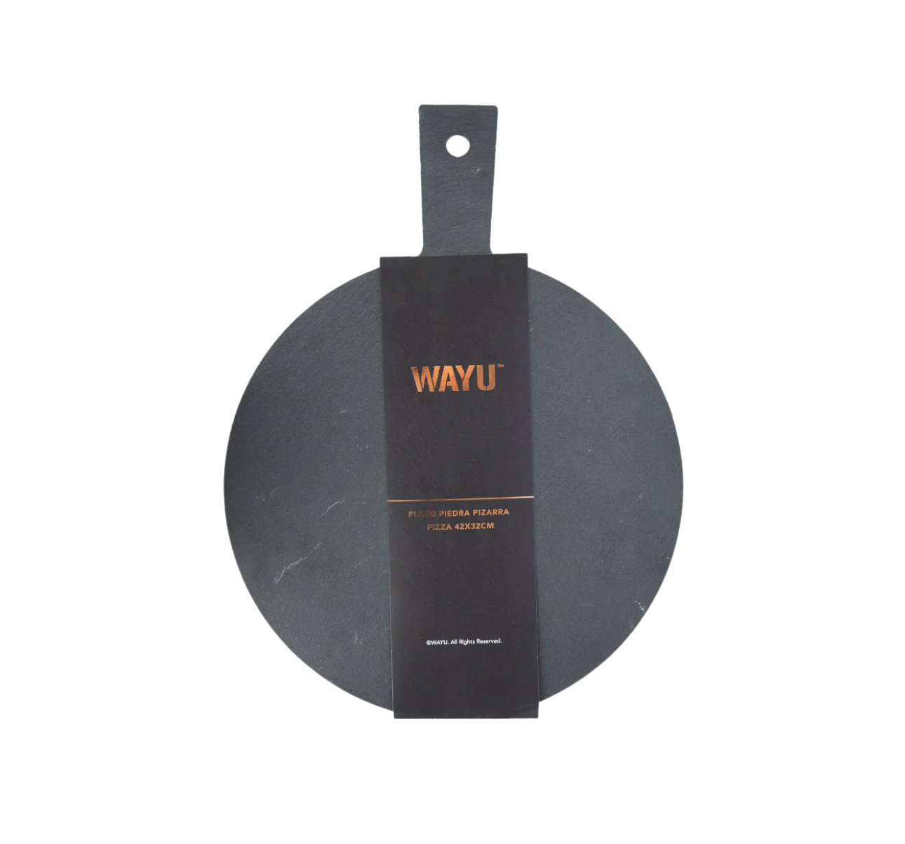 PLATO PIEDRA PIZARRA PIZZA 42 CM WAYU - Imagen 4