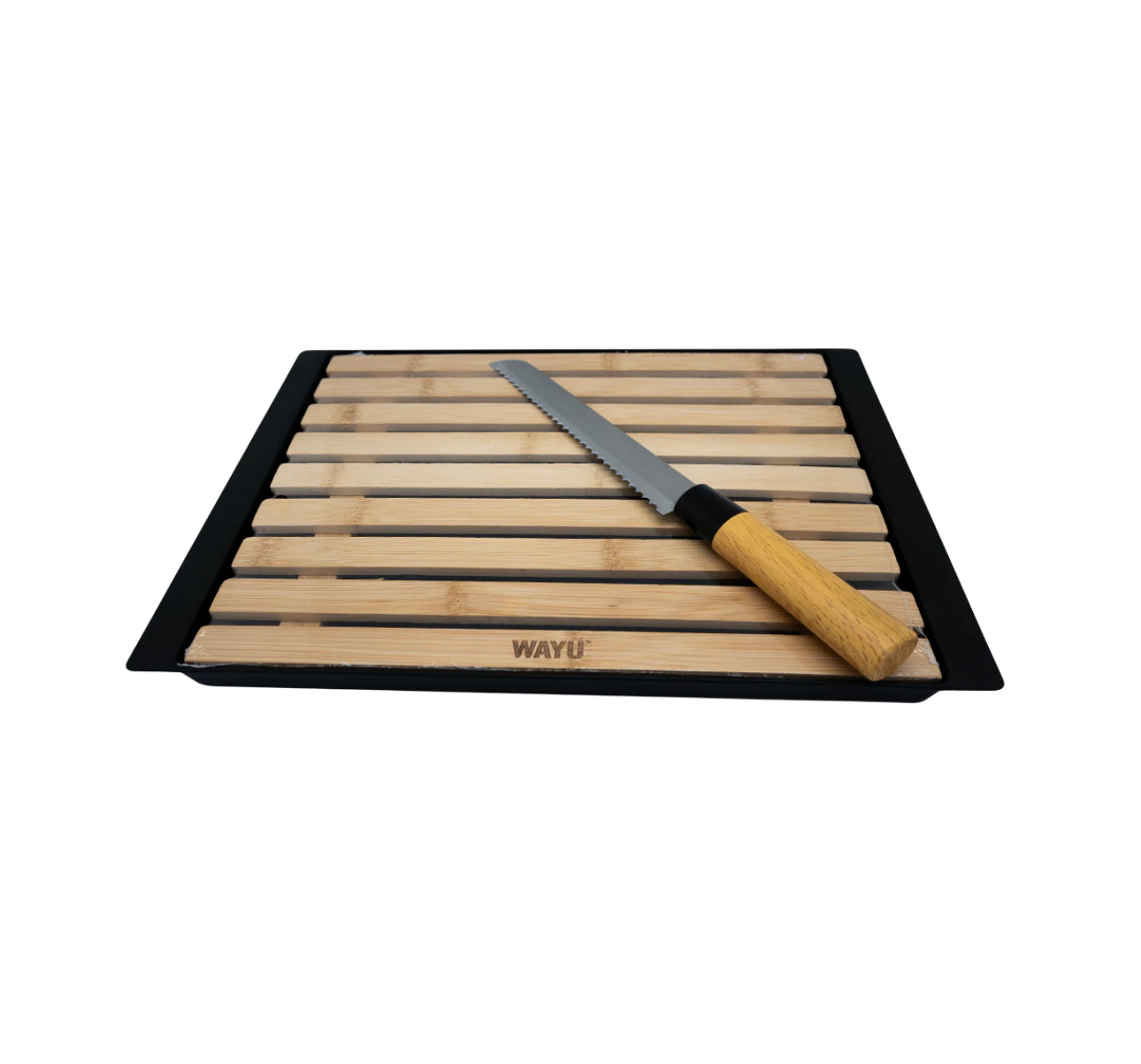SET TABLA + CUCHILLO PARA PAN WAYU