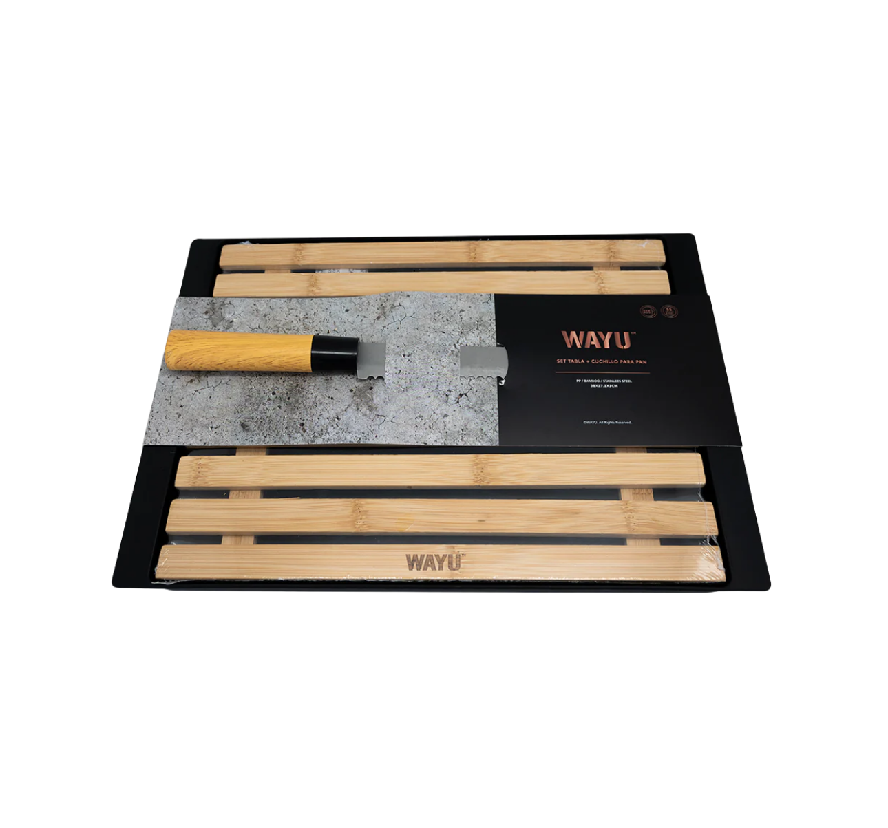 SET TABLA + CUCHILLO PARA PAN WAYU - Imagen 3