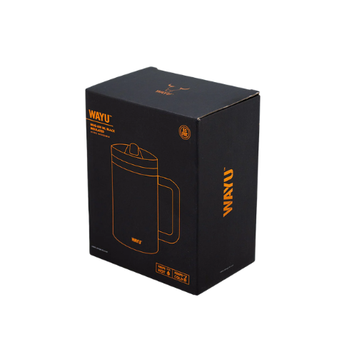 MUG 650ML BLACK INSULATED MATTE WAYU - Imagen 4