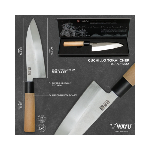 CUCHILLO TOKAI CHEF - Imagen 3