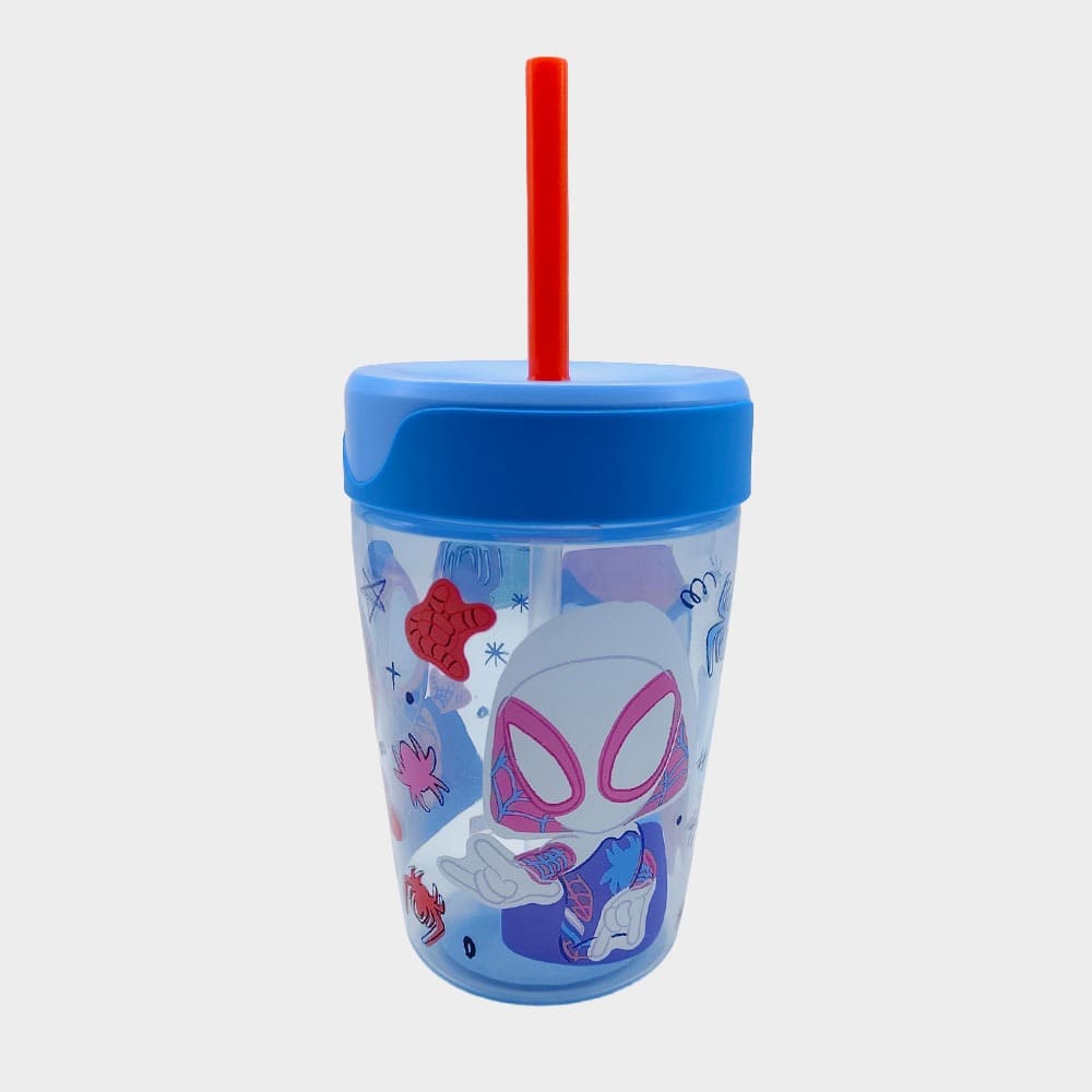 Vaso bombilla 520 ml Spiderman - Imagen 3