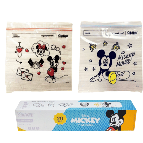Bolsa Reutilizable Disney L 20 unidades – Doblecierrehermético